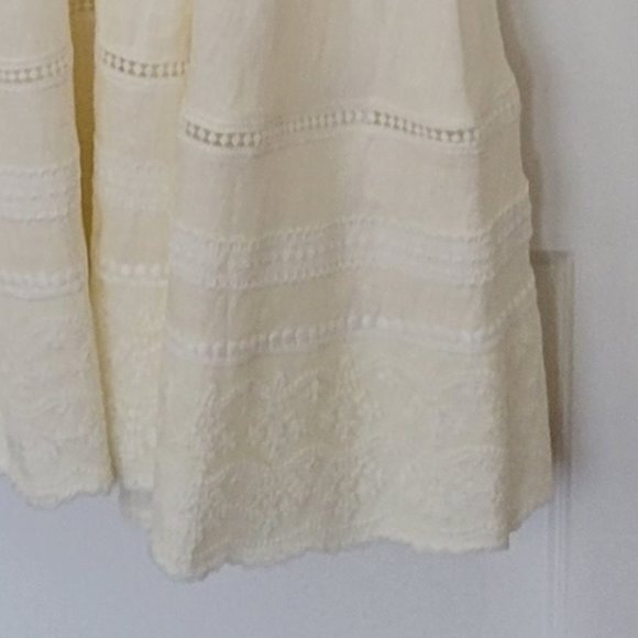 NWT BEDRA Vintage Under the Tuscan Sky Edwardian Midi Dress, XS, Linen, Wedding - Picture 10 of 16